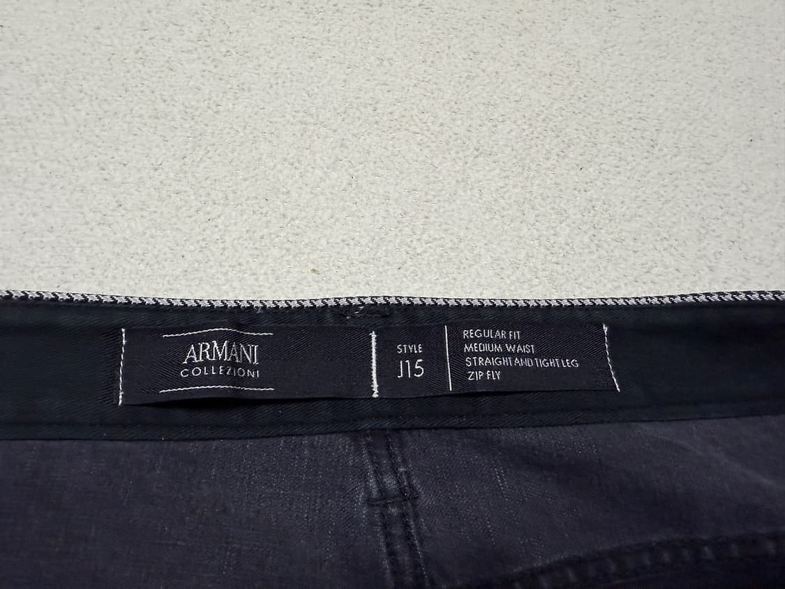 알마니 블랙진 청바지 남성용 36인치 상품이미지5