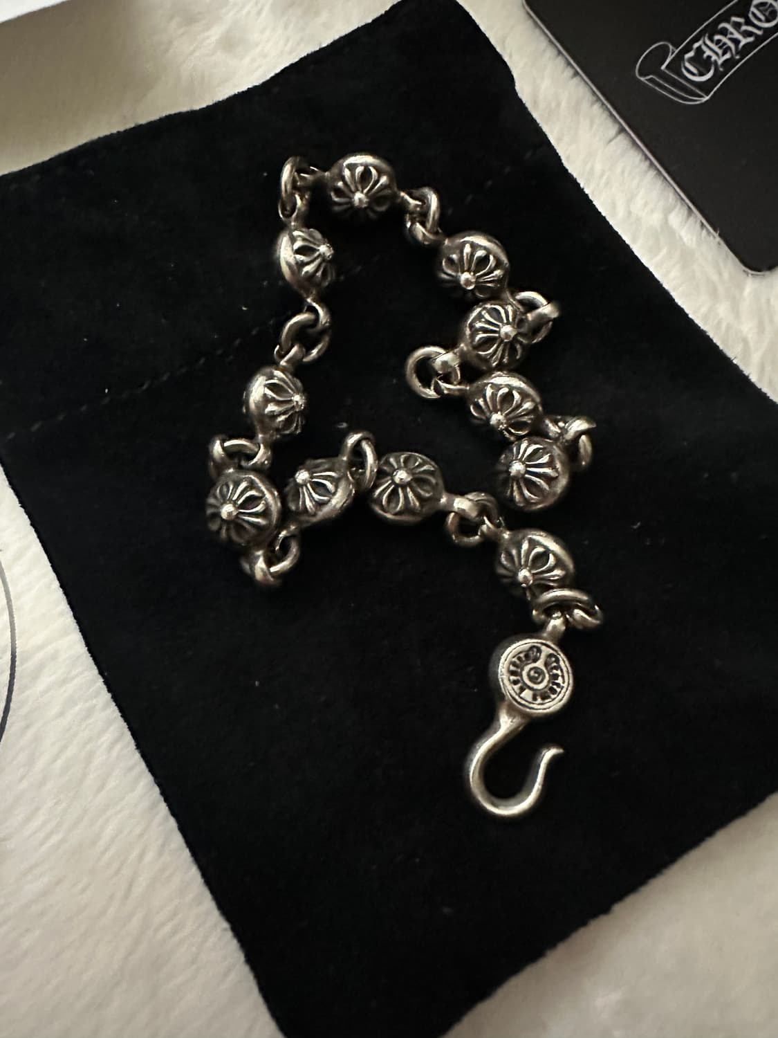 크롬하츠 크로스 볼체인 팔찌 상품이미지5