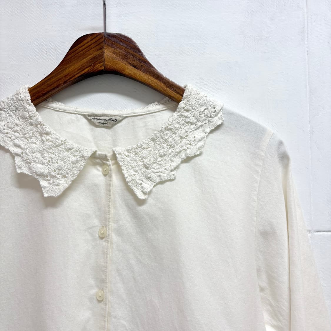 samansa mos2 사만사모스 레이스 코튼 블라우스  F JPN 상품이미지2