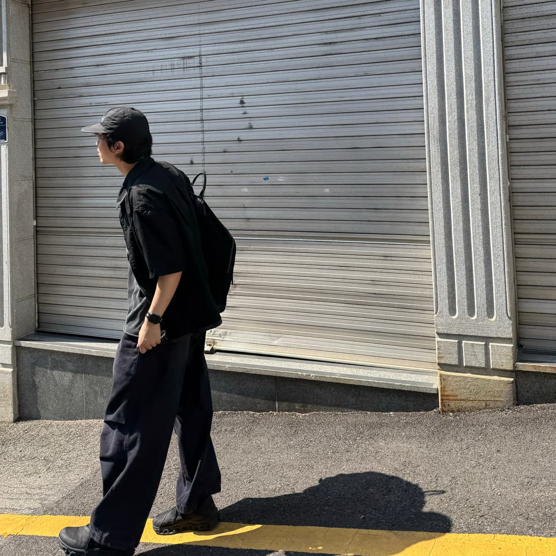 포스트 아카이브 팩션 8.0 캡 라이트 블랙 상품이미지3