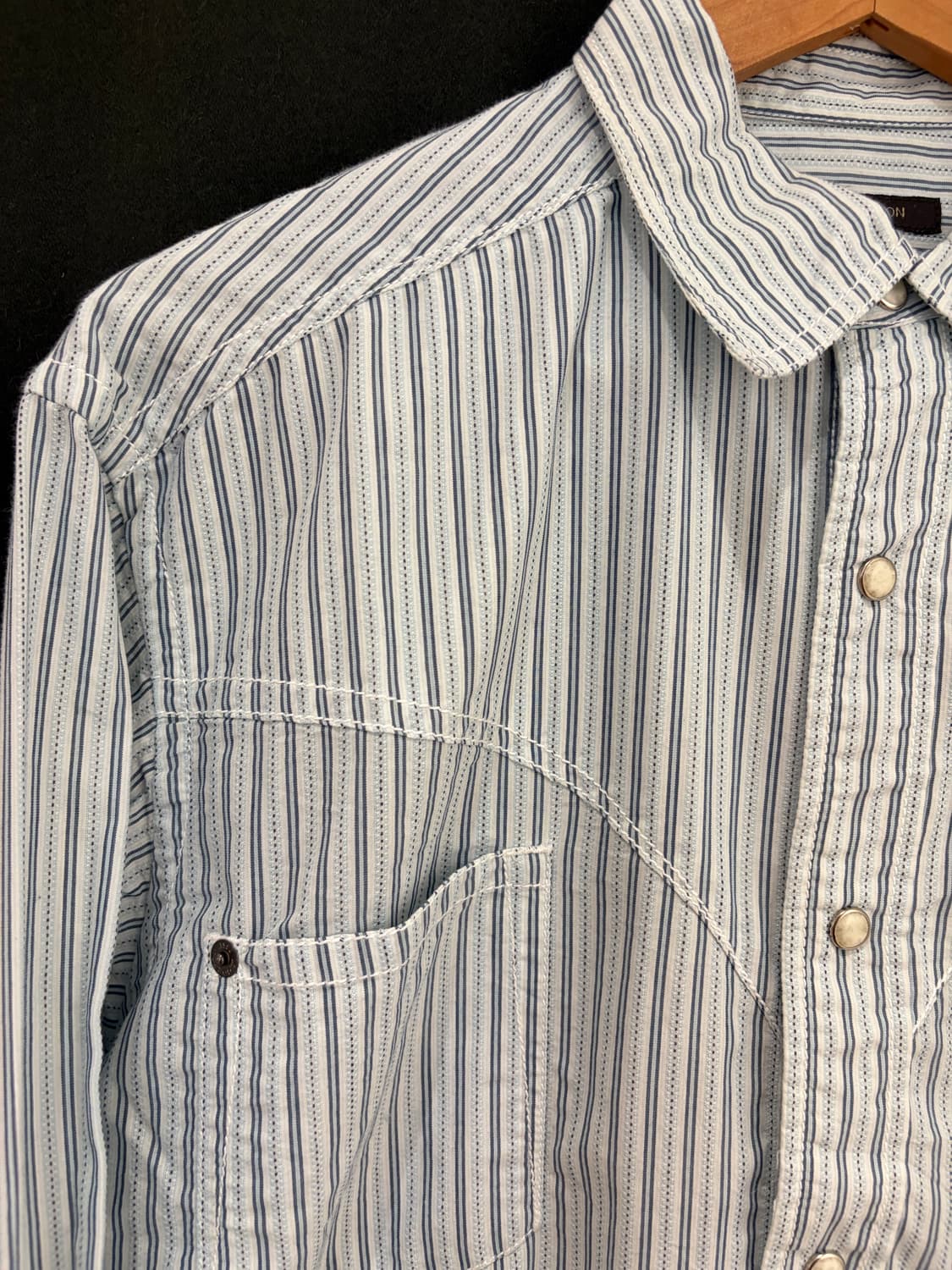 STRIPE WESTERN SHIRT 상품이미지1