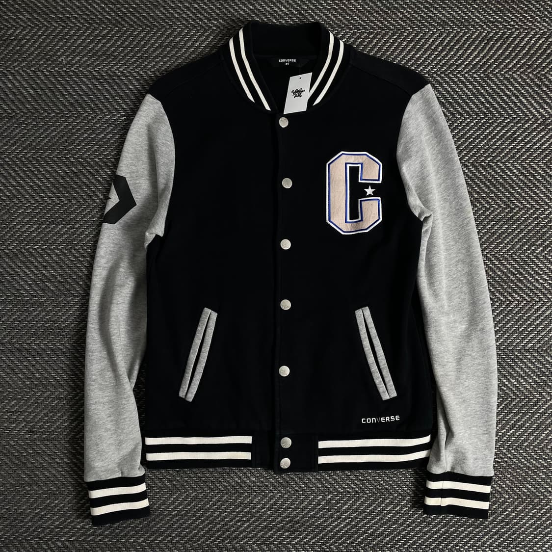 00s 컨버스 빅로고 올드스쿨 스웻 바시티 자켓o 3361 상품이미지4