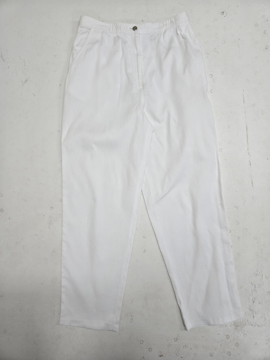 레오나드 흰색 코듀로이 바지 상품이미지1