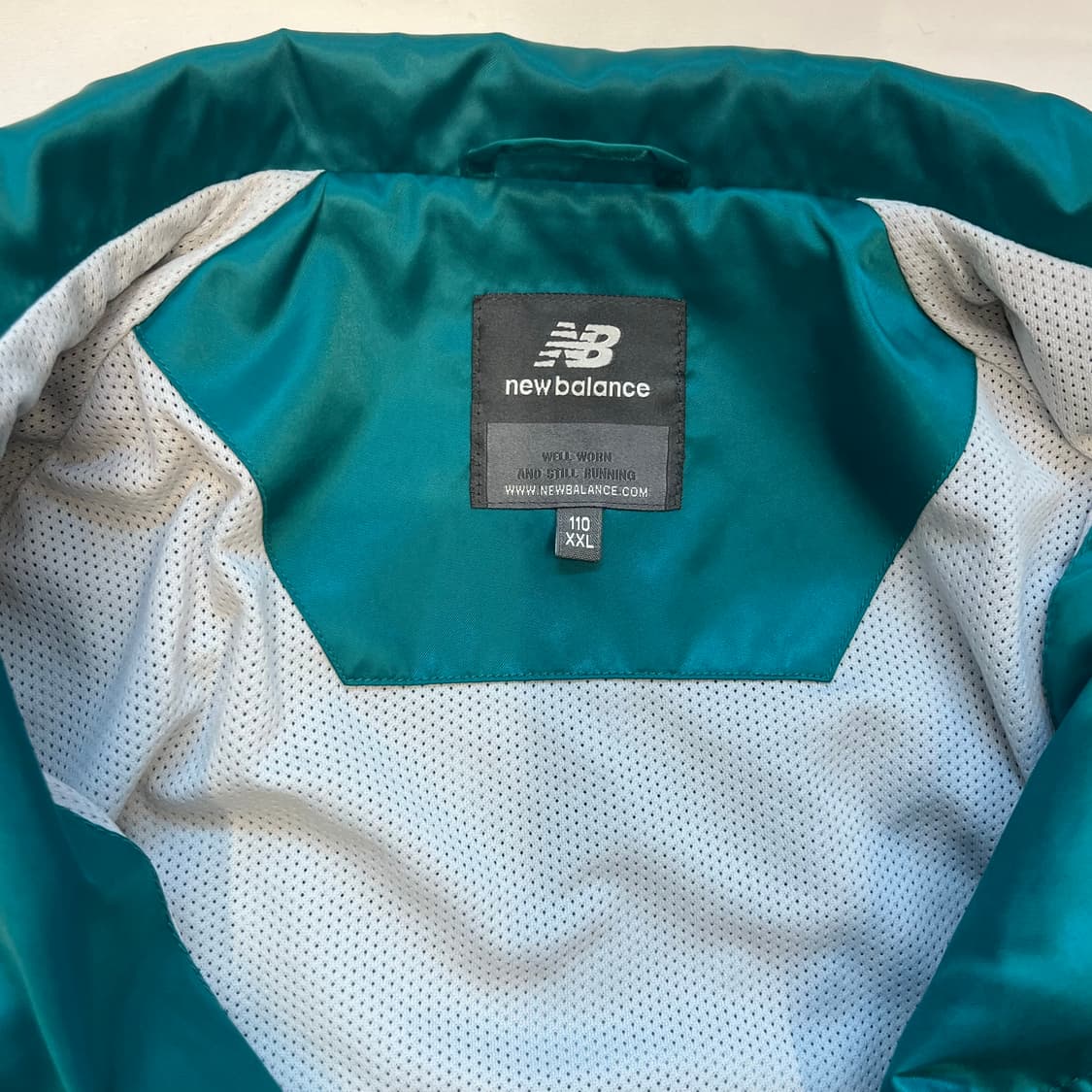 [110/2XL]뉴발란스 청록 코치 자켓 상품이미지6