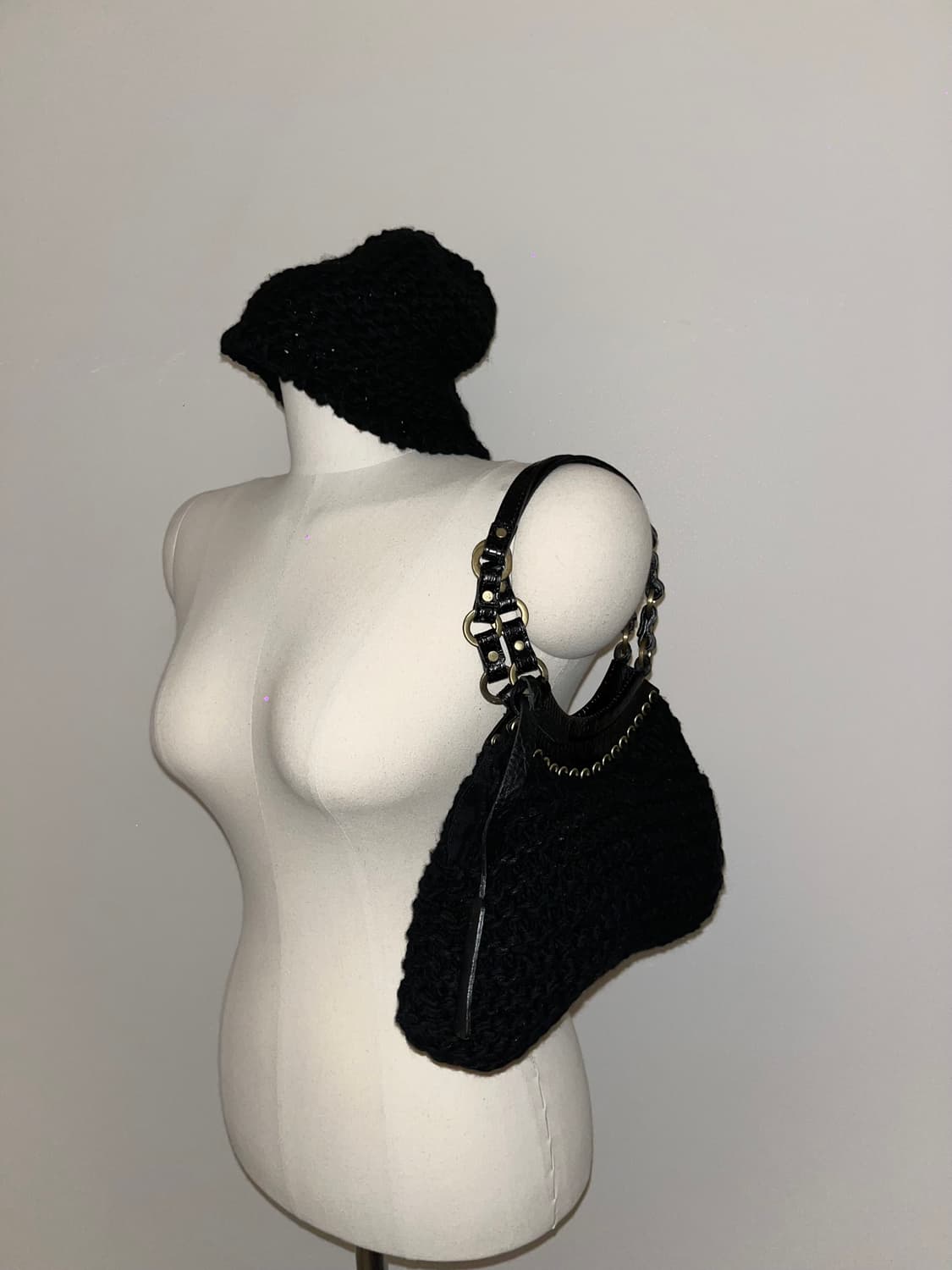 📦 MCM Knit Shoulder Bag 상품이미지4