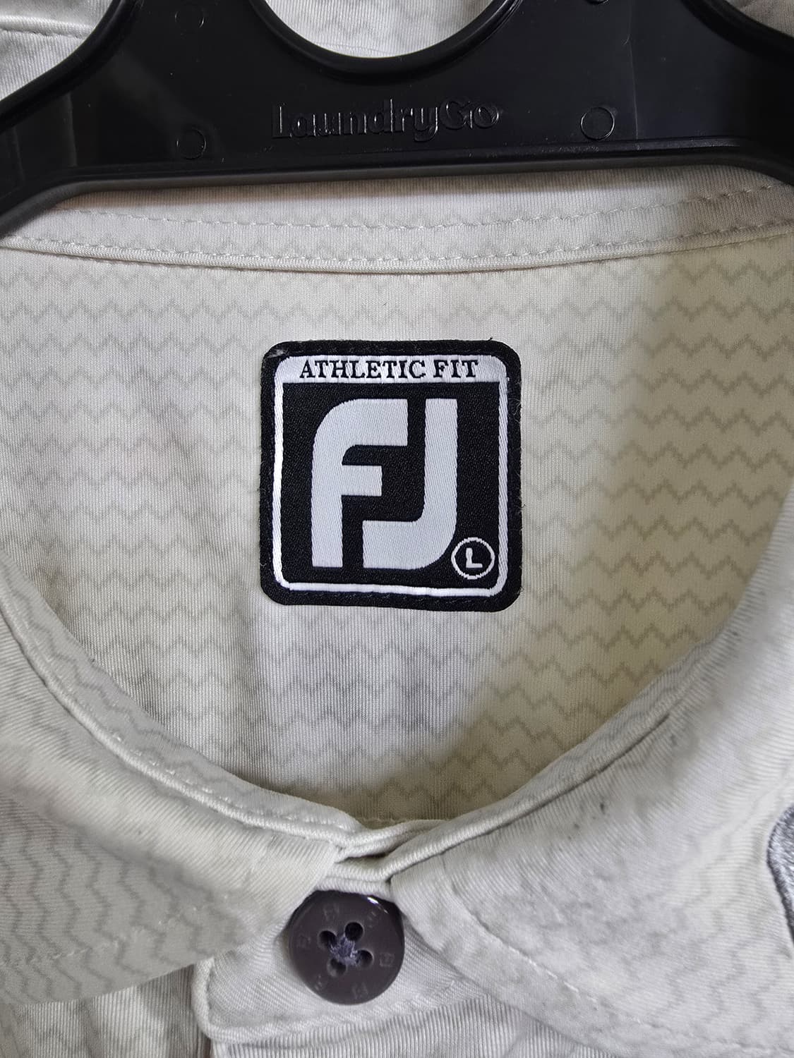 풋조이 FJ 아이보리 골프 반팔 티셔츠 (1821) 상품이미지3