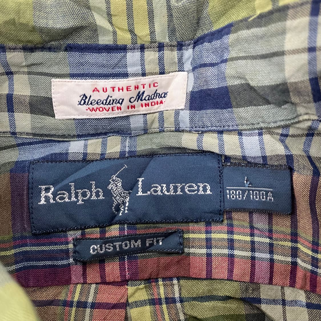폴로 마드라스 체크 셔츠 상품이미지3