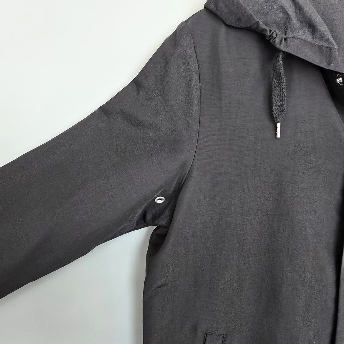 르꼬끄 스포르티브 바람막이 후드 자켓 블랙 90(S) 상품이미지2