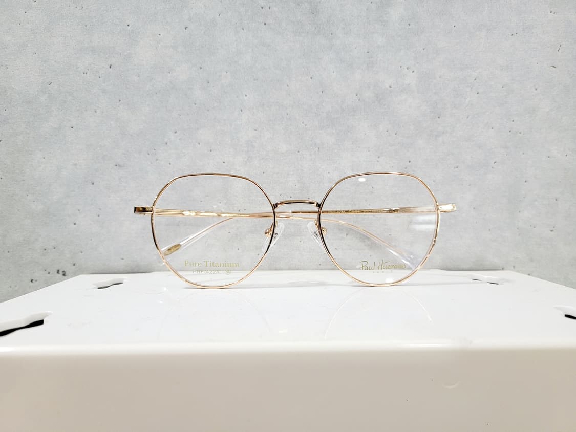 폴휴먼안경(PHF422A 골드육각)퓨어티탄초경량 상품이미지9