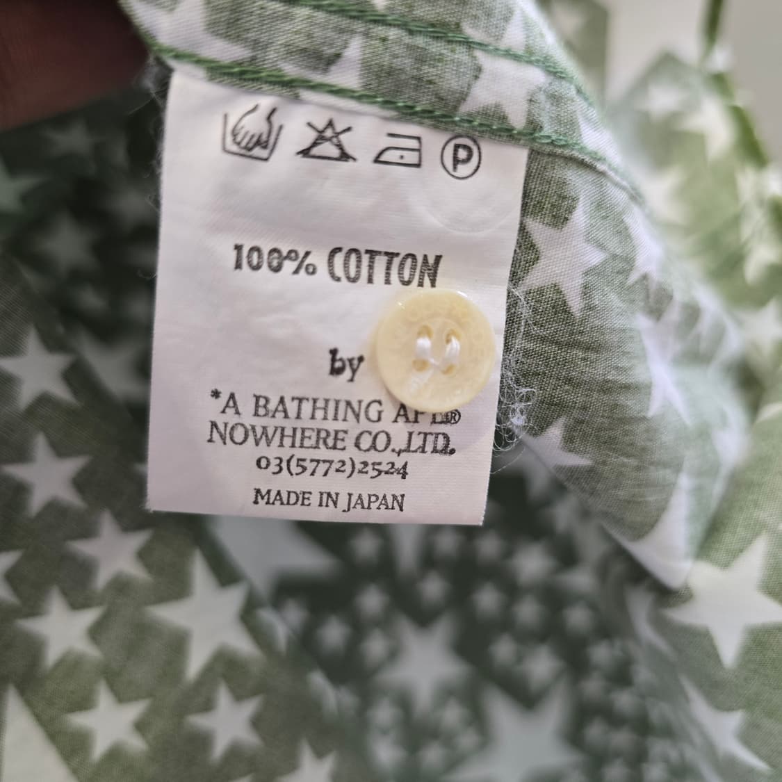 A BATHING APE 베이프 스타 프린팅 패턴 셔츠 상품이미지6