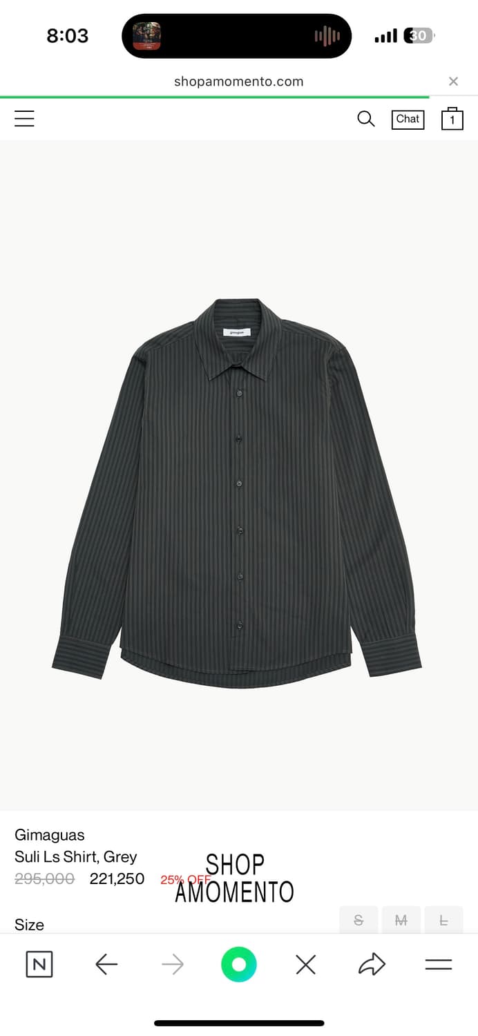 gimaguas suli shirt m 상품이미지1