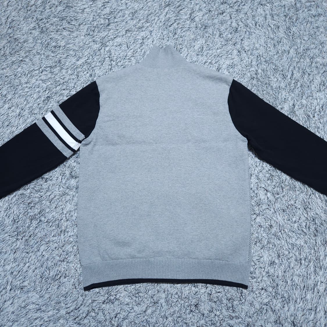 장미셸바스키아)95 남자 니트집업 골프집업 / 왕눈이샵 상품이미지6