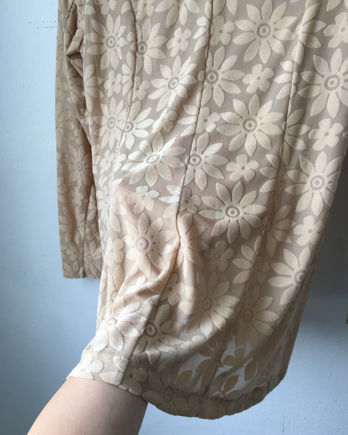 Flower pattern one button shirt 상품이미지4