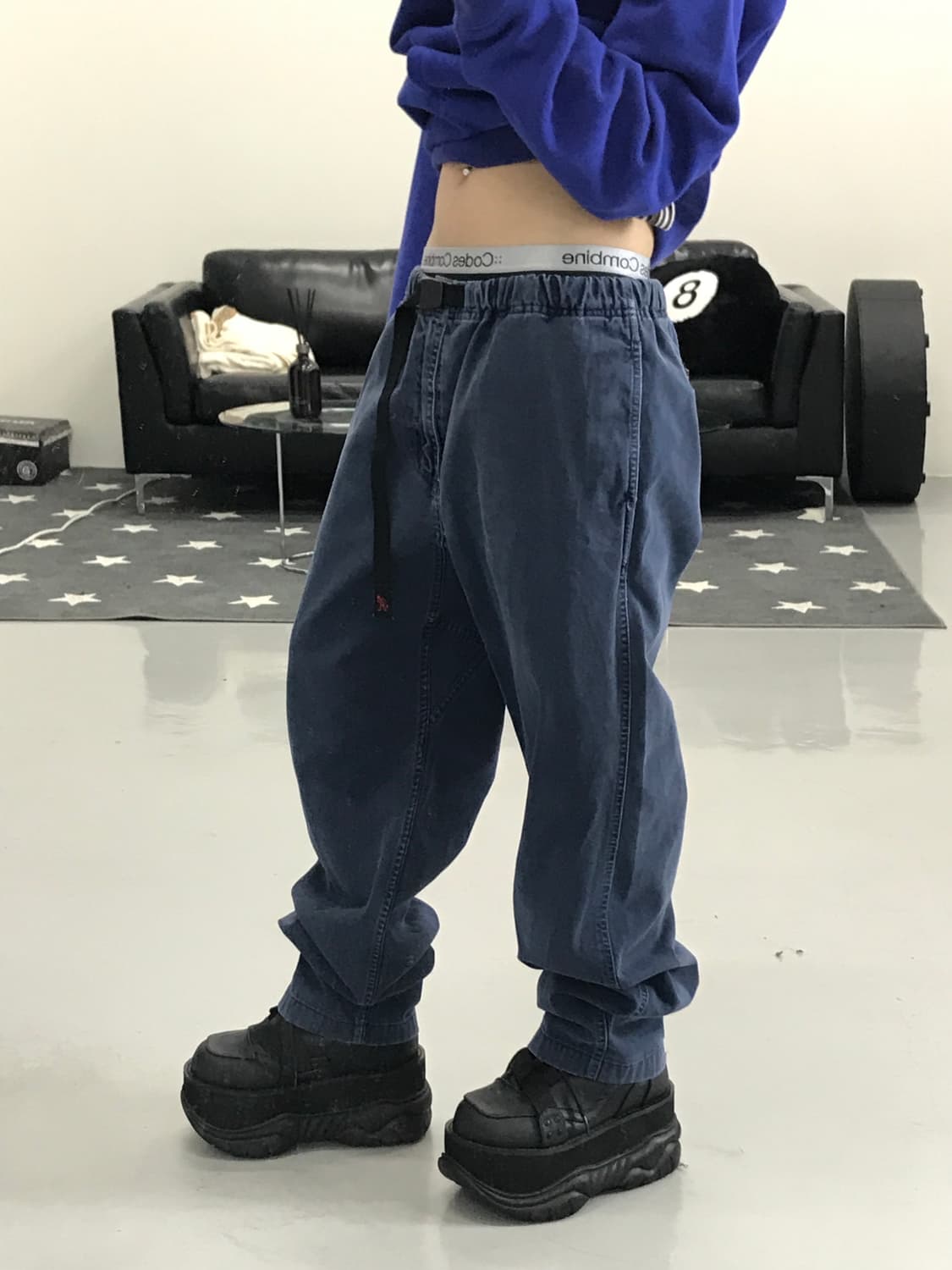 그라미치 오리지널 네이비 팬츠 상품이미지2