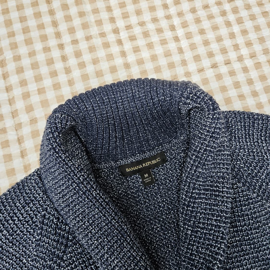 바나나리퍼블릭 숄카라 니트 가디건 남자100 상품이미지2