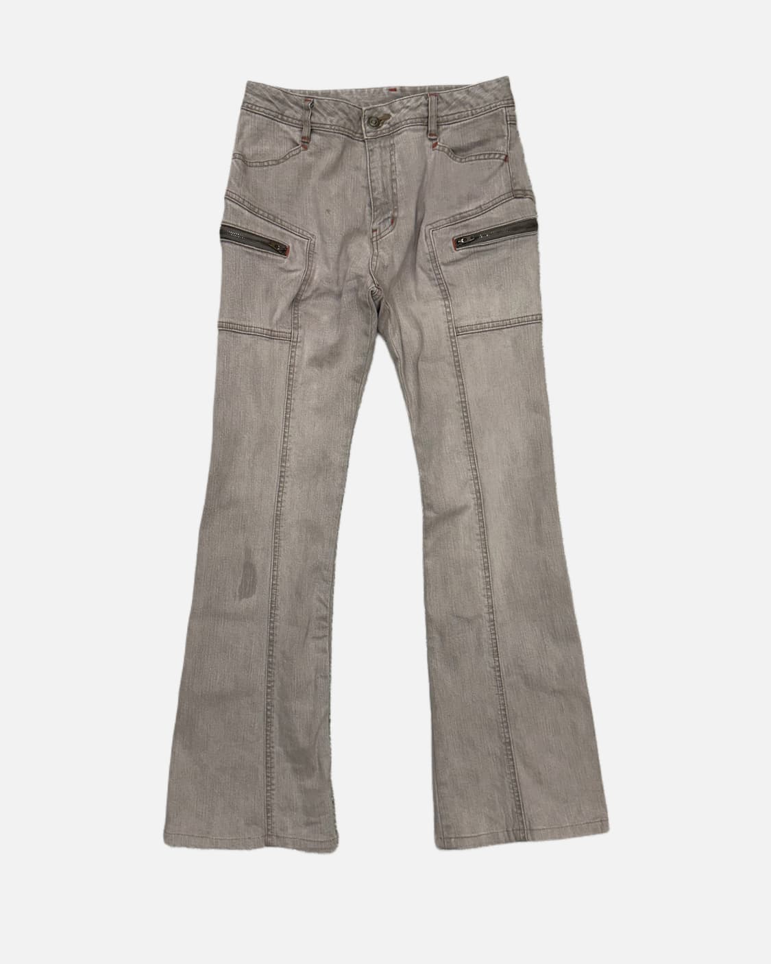 zipper cargo boots-cut jean 상품이미지1