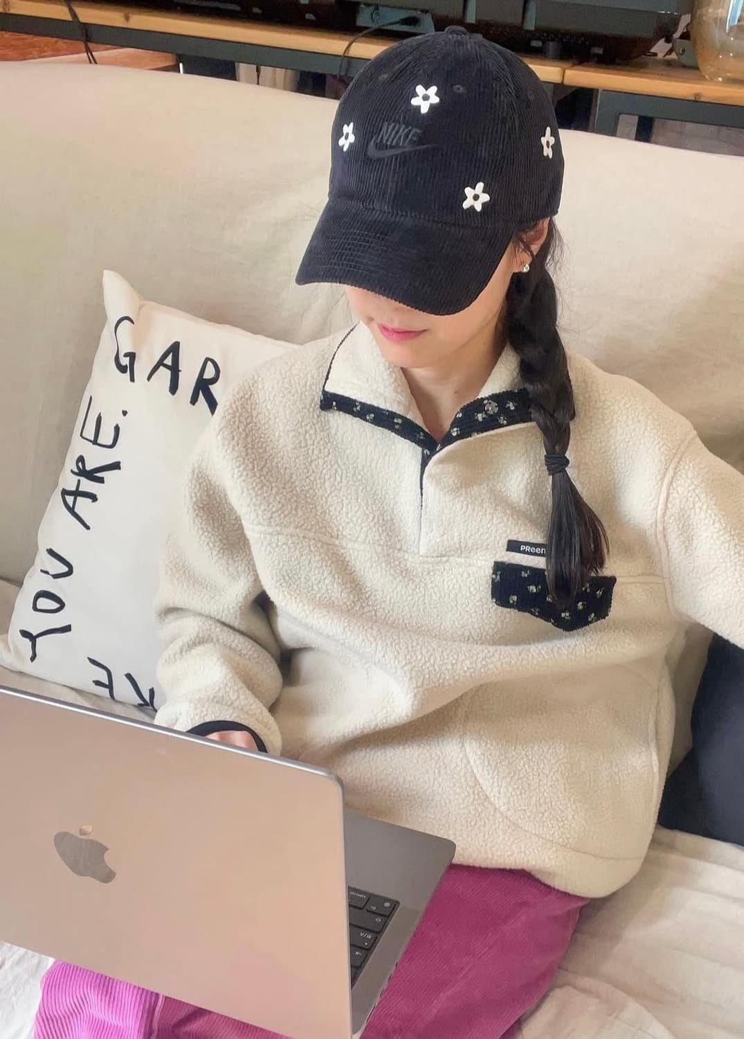 아뜰리에도산 커스텀 나이키 볼캡 상품이미지4