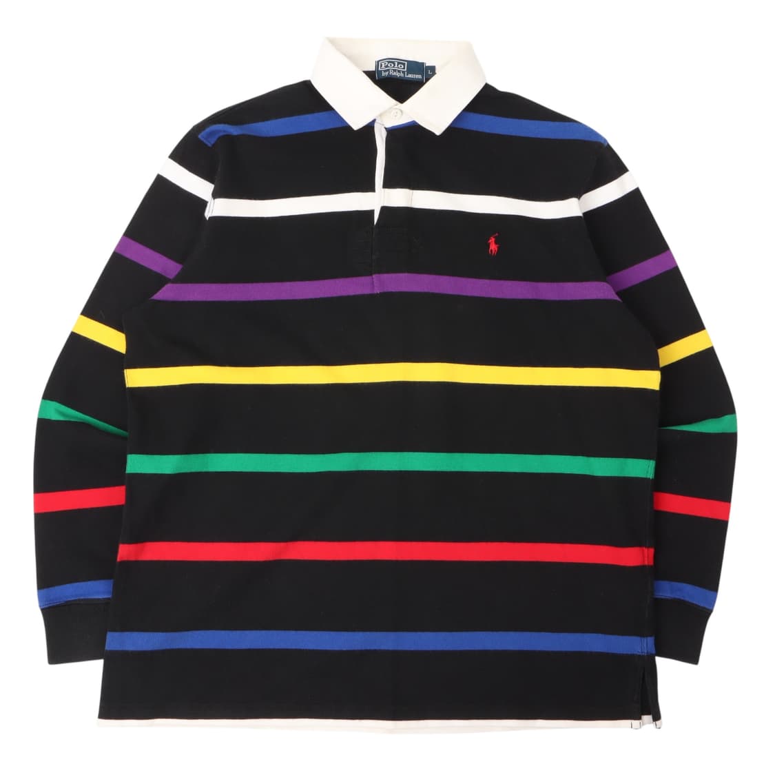 폴로 랄프로렌 멀티 스트라이프 럭비 티셔츠 상품이미지1