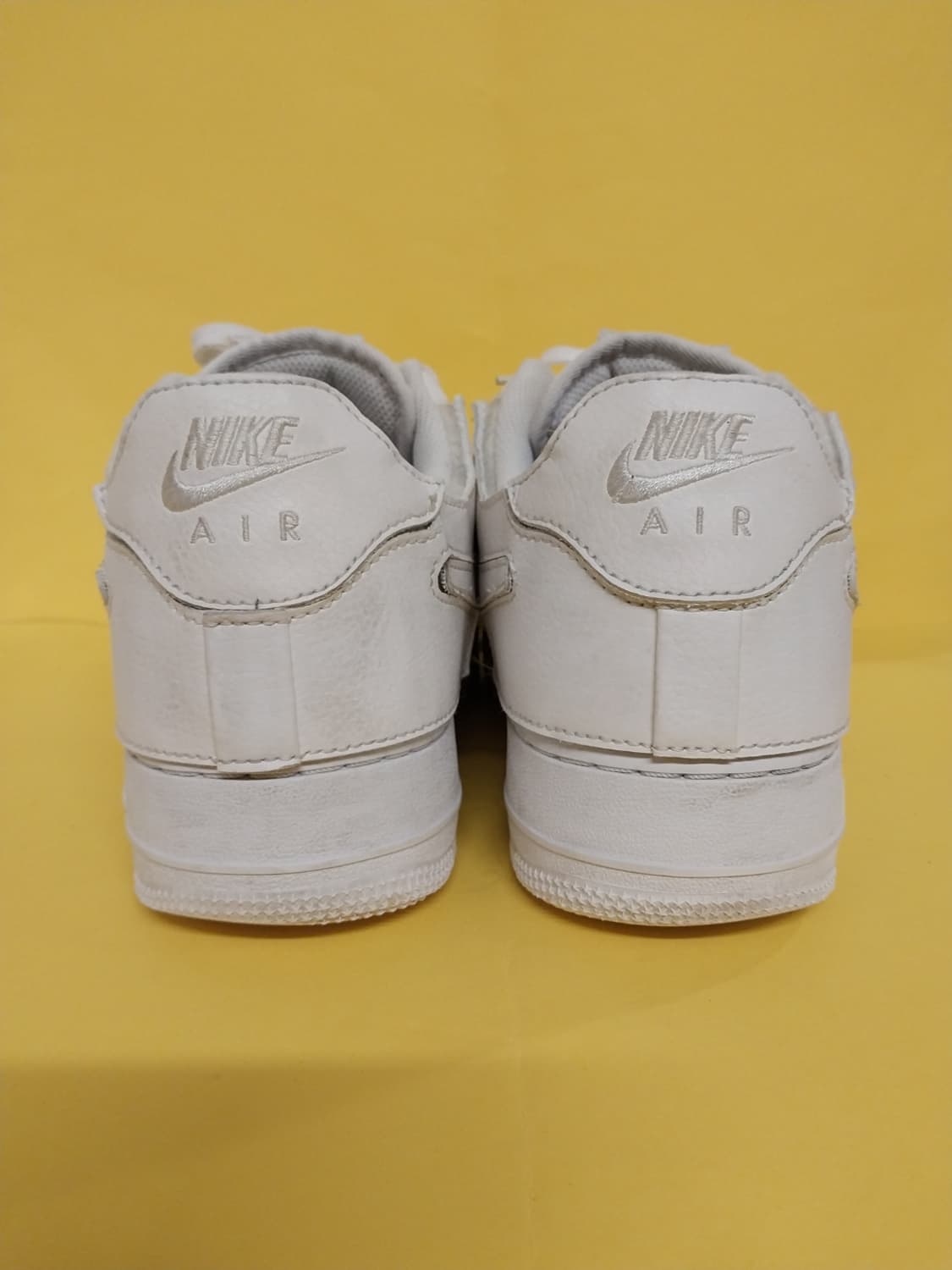 남성 나이키 에어포스1 로우 1/1 스티치 커스텀 운동화 (270) 상품이미지4