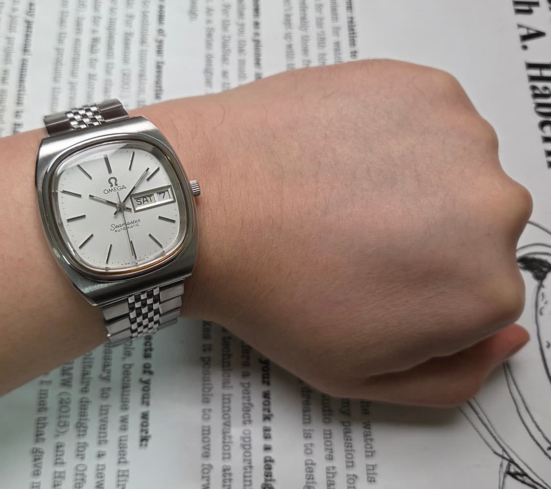 빈티지 오메가 씨마스터 테레비 데이데이트 실버판 (일자형 브슬 ver) 상품이미지9