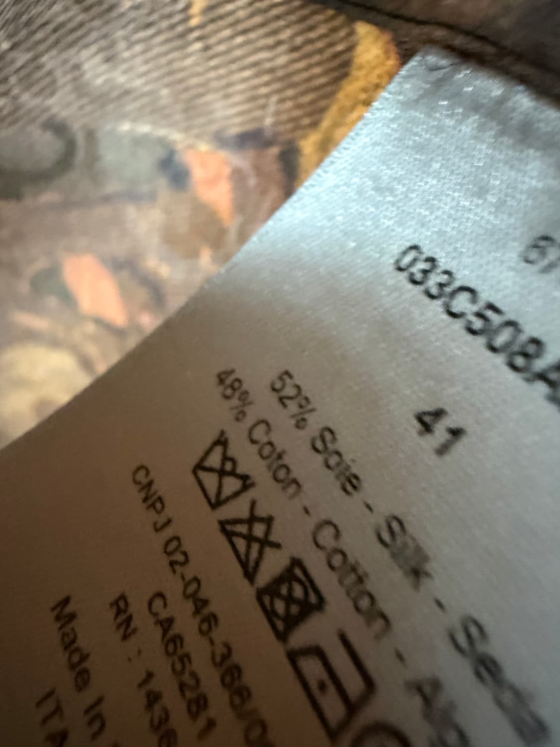 디올 x 피터 도이그 실크 반팔셔츠 ( 105~110 ) 상품이미지7