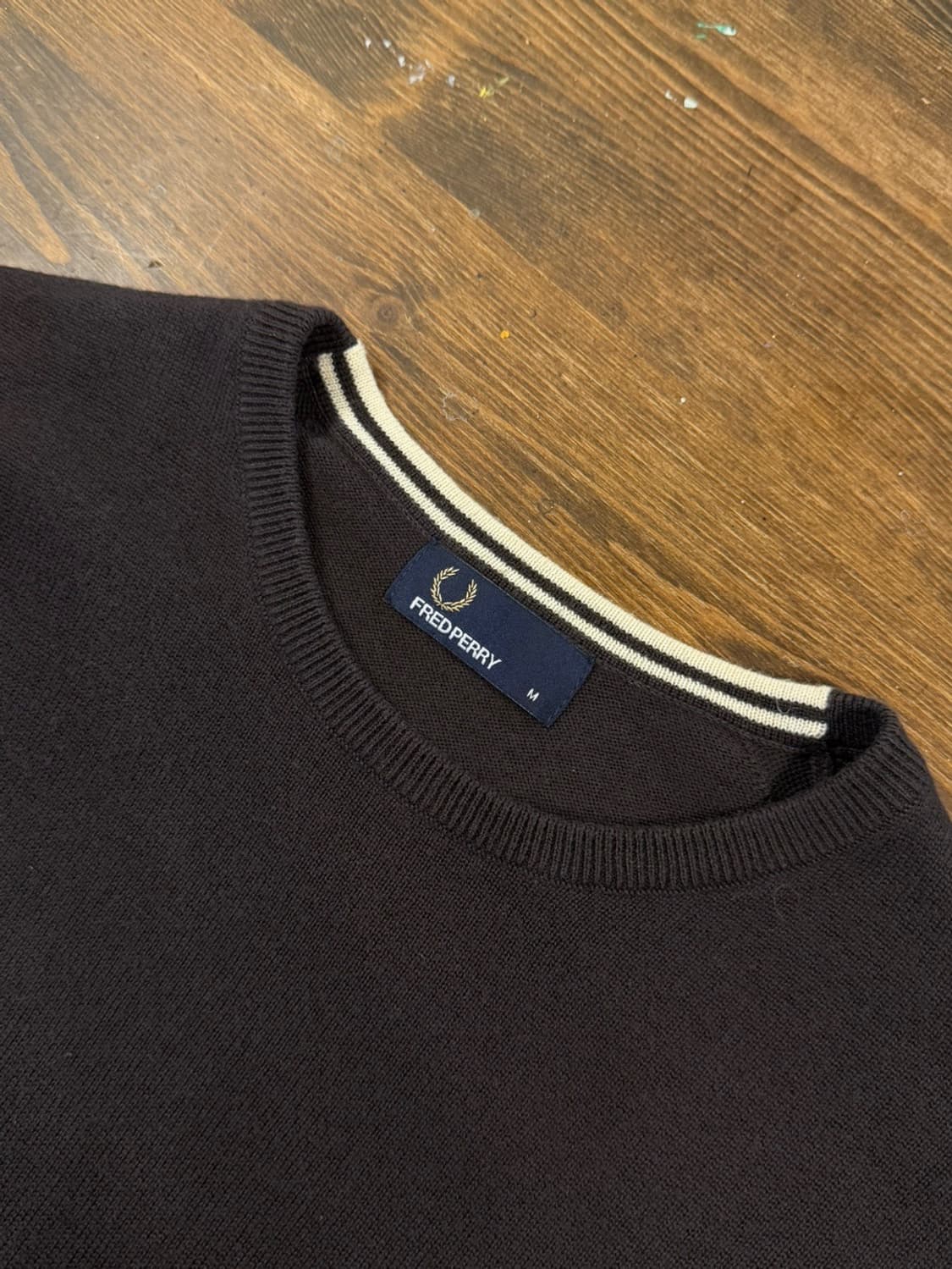 프레드페리 메리노울 니트 100 상품이미지7