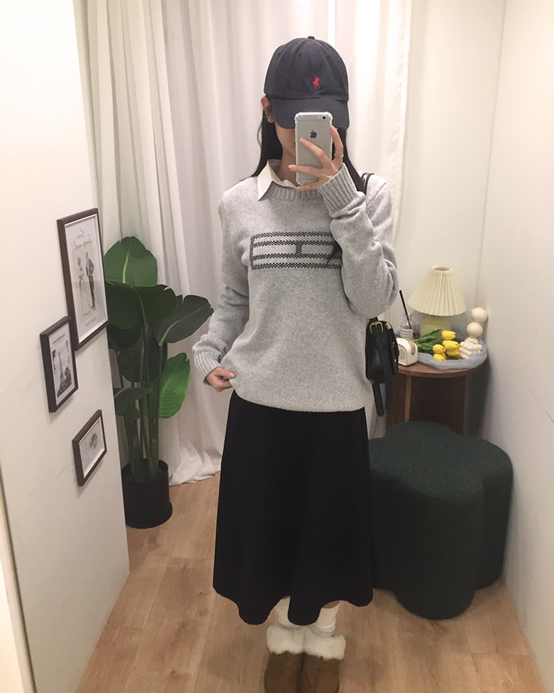 여성 타미 라운드 니트 100 상품이미지1