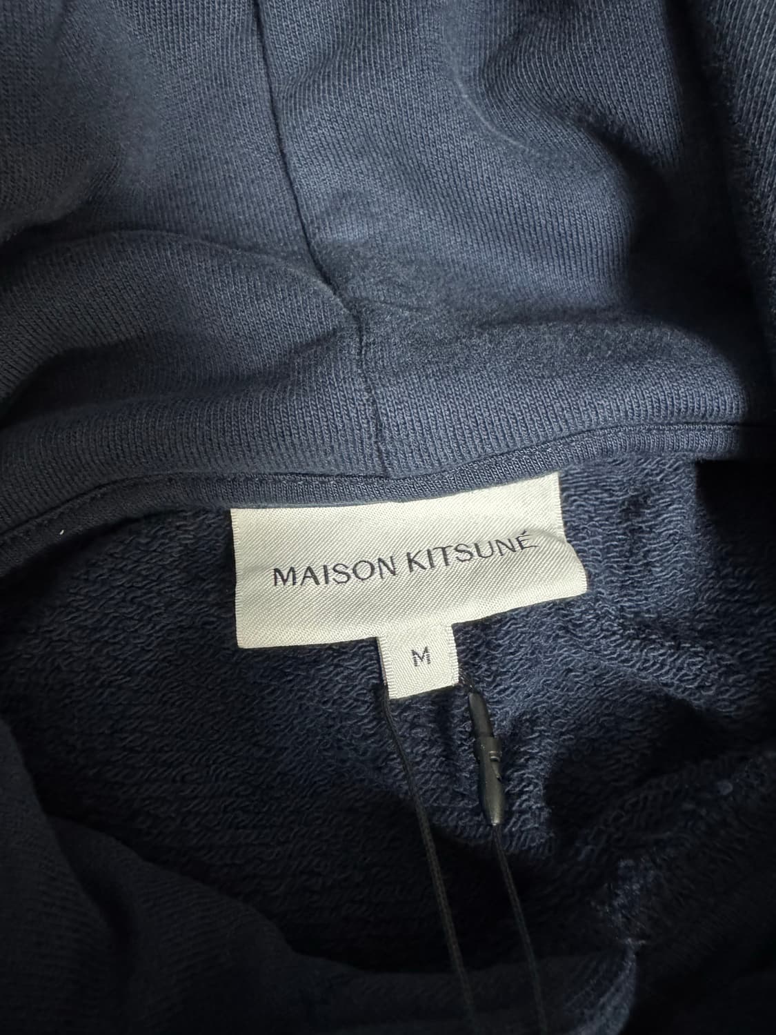[M] 메종키츠네 폭스헤드 패치 레귤러 후드티 잉크 블루 상품이미지4