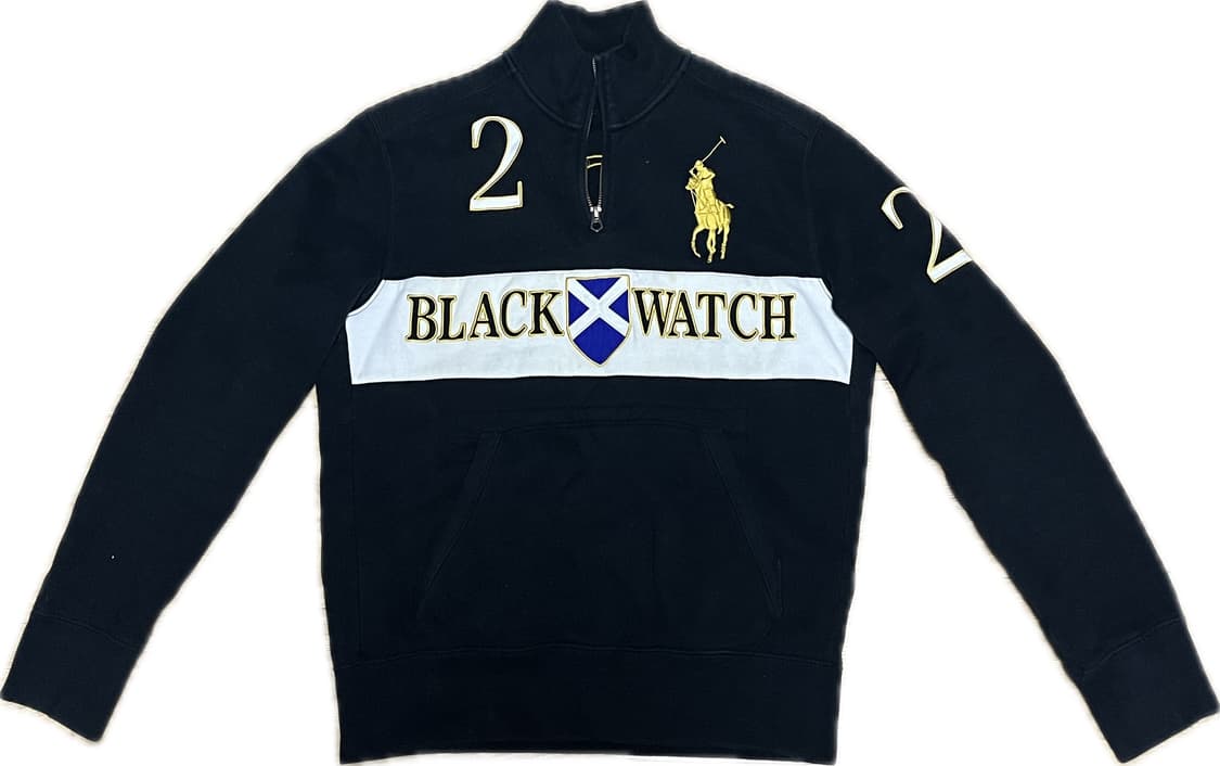 폴로랄프로렌 블랙와치 치프키프 하프집업 M 상품이미지1