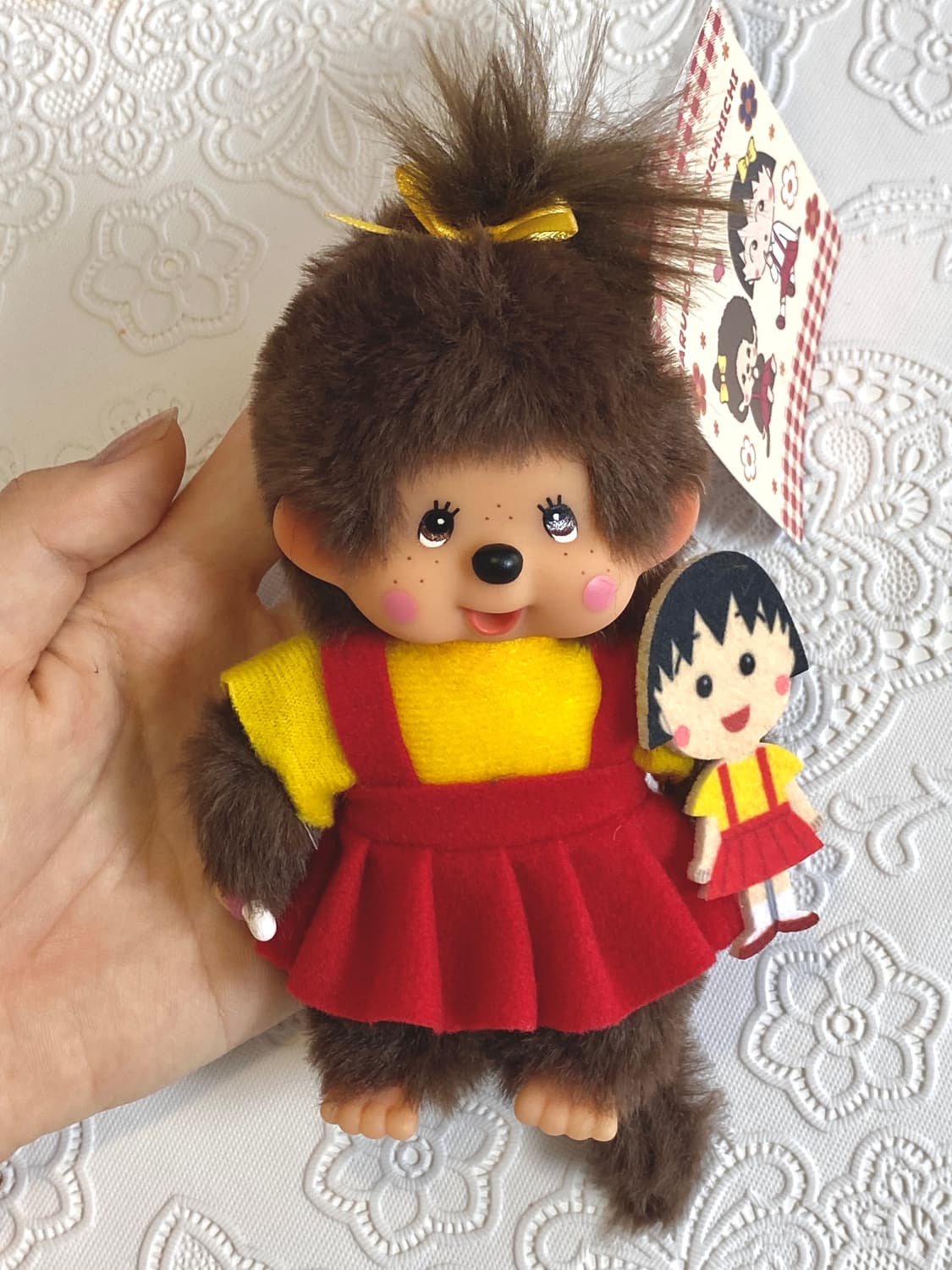 마루코는 아홉살X몬치치 여아 인형 키링 상품이미지6