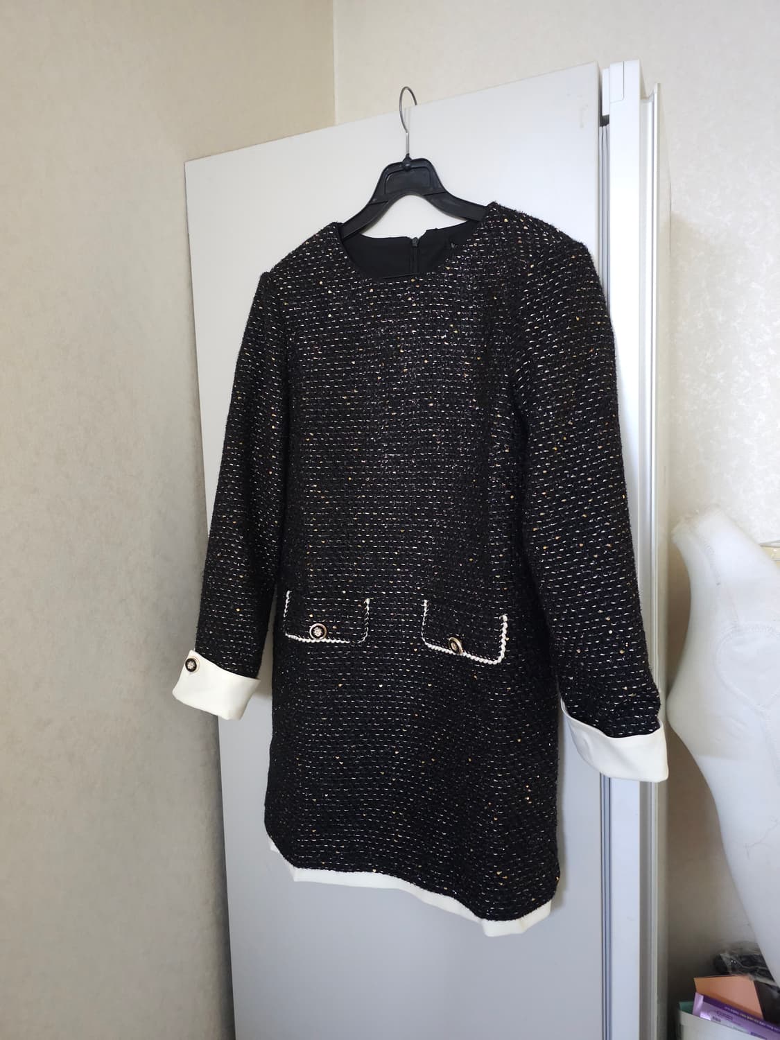 새상품)MOTF 트위드 미니 원피스 상품이미지1