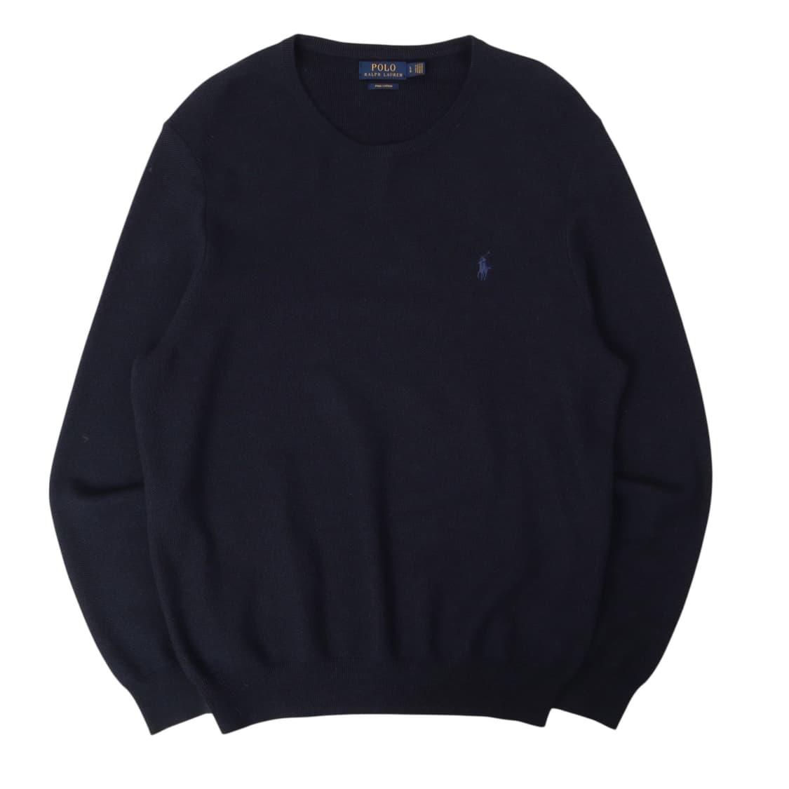 폴로 랄프로렌 네이비 피마코튼 니트 상품이미지1