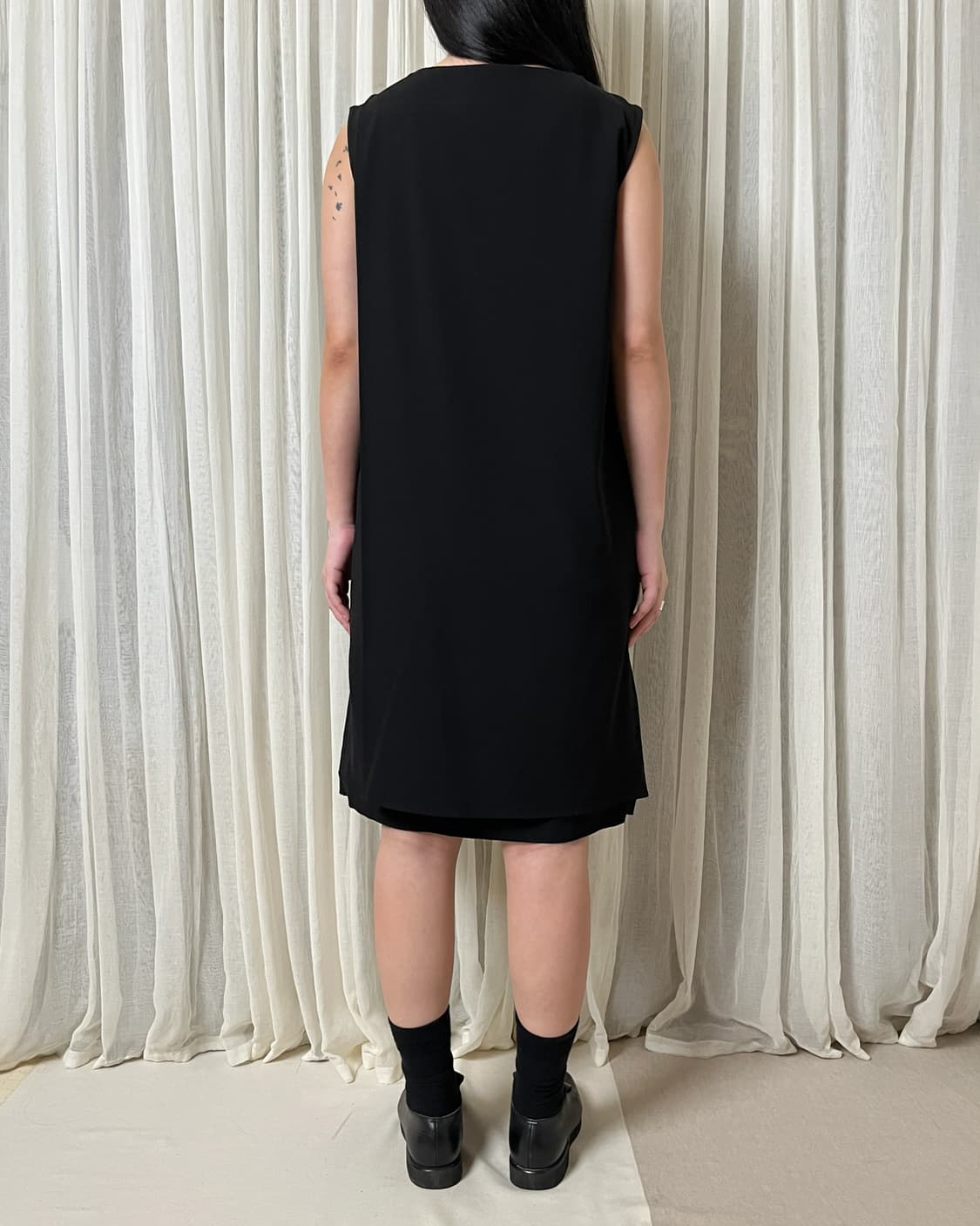 엔폴드 드레이프 슬리브리스 원피스 enfold dress 상품이미지9