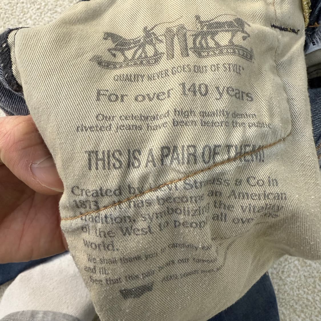 [W28 L32] 리바이스 511 스트레이트 데님 진 1229T1 상품이미지3