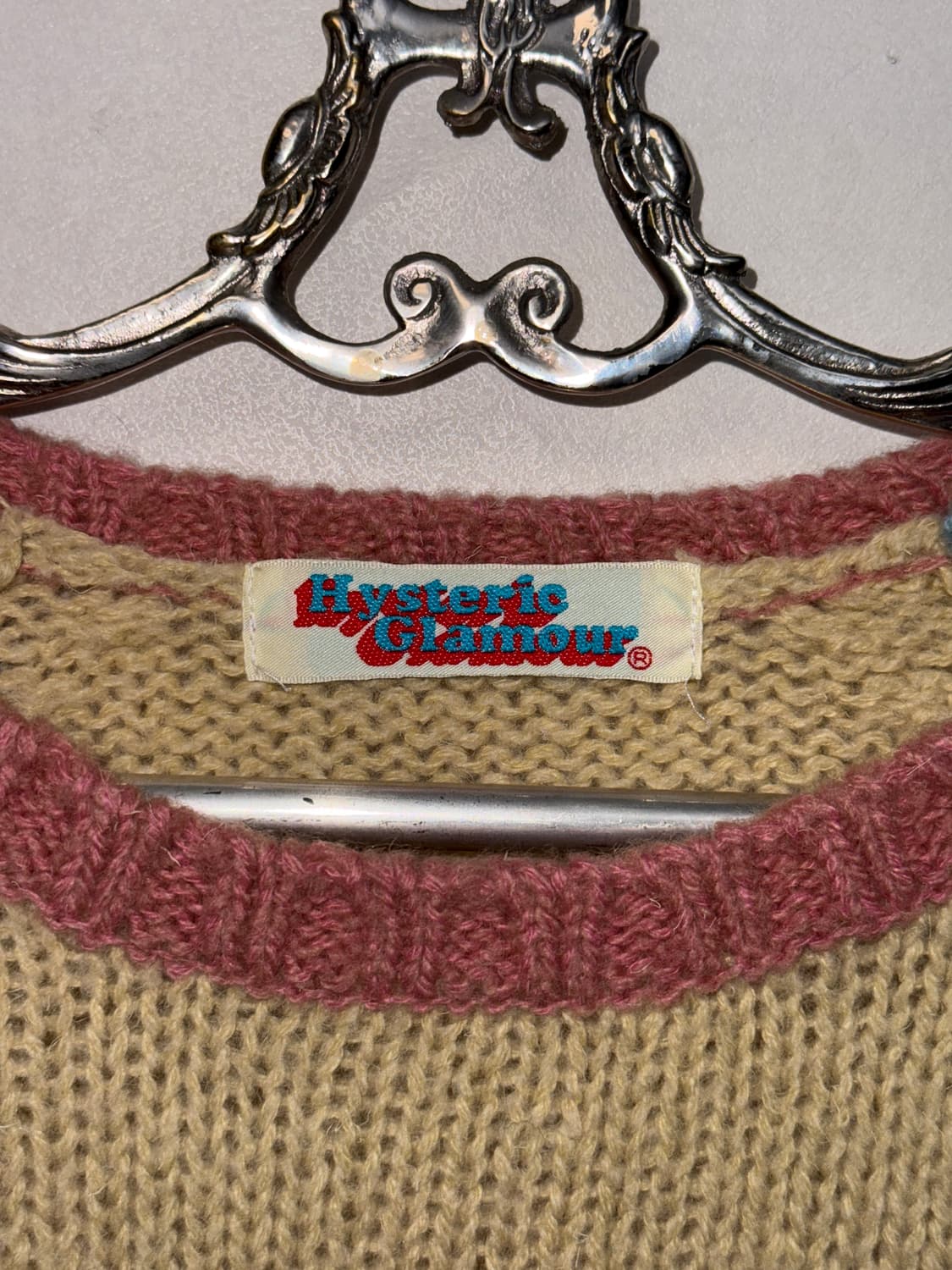 HYSTERIC GLAMOUR lettering wool knit 상품이미지5