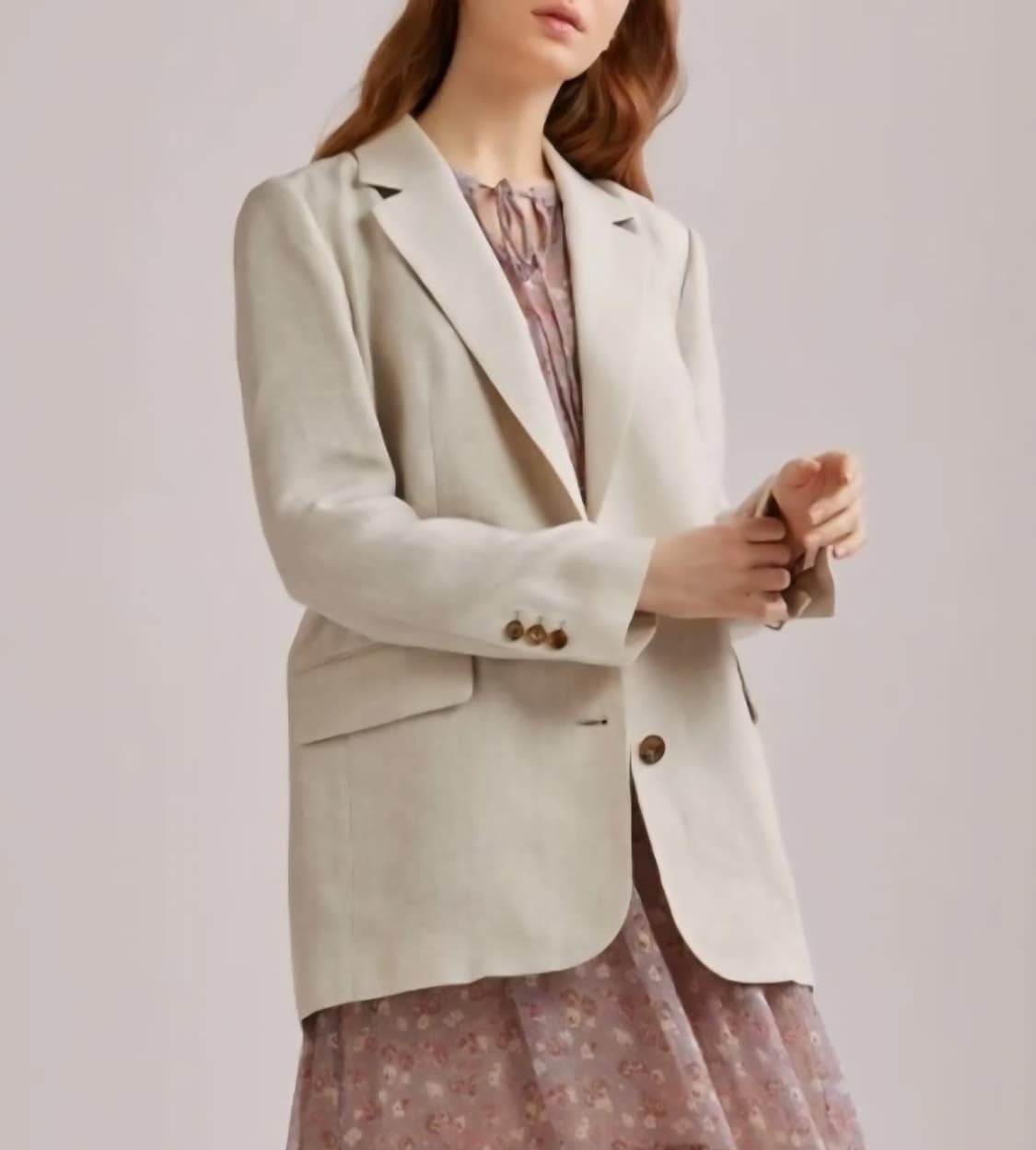 바네사브루노 아떼 린넨100 자켓 36사이즈 상품이미지1