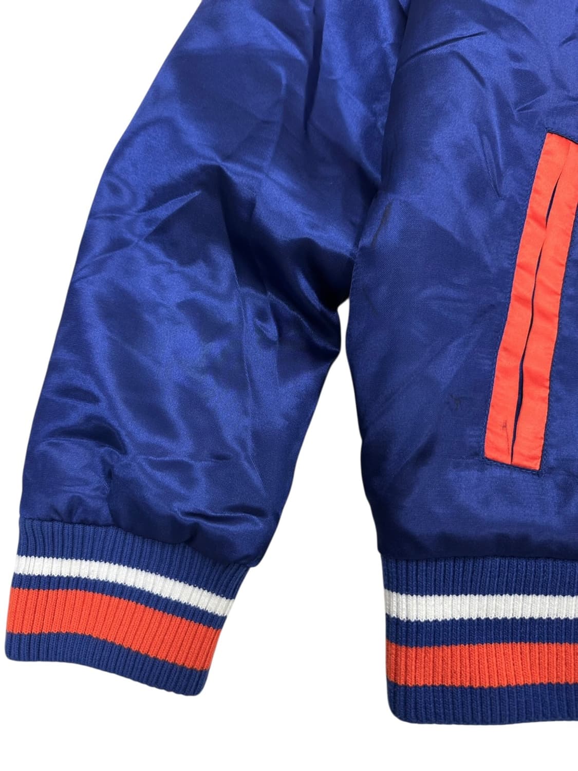 NBA 뉴욕닉스 누빔 바시티자켓 블루 (L) 상품이미지5