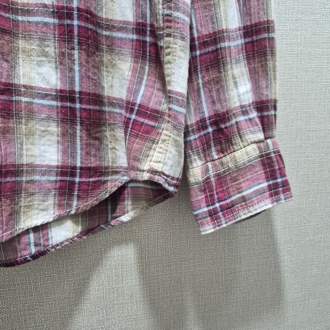 (M) 에디바우어 체크 웨스턴 셔츠 상품이미지4