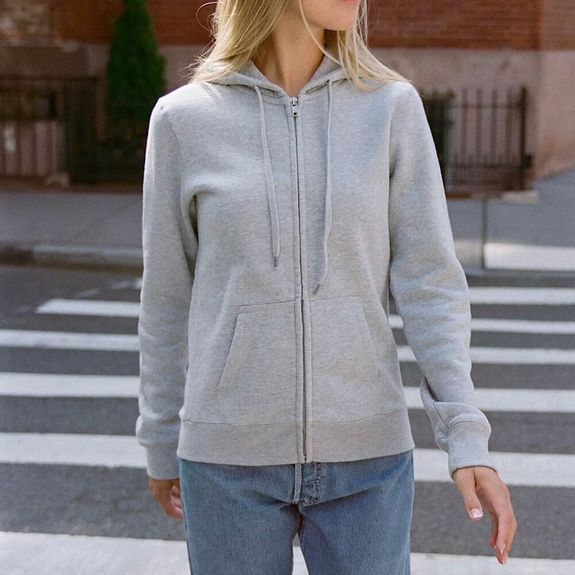 Brandymelville 브랜디멜빌 크리스티 후디 후드집업 그레이 상품이미지2