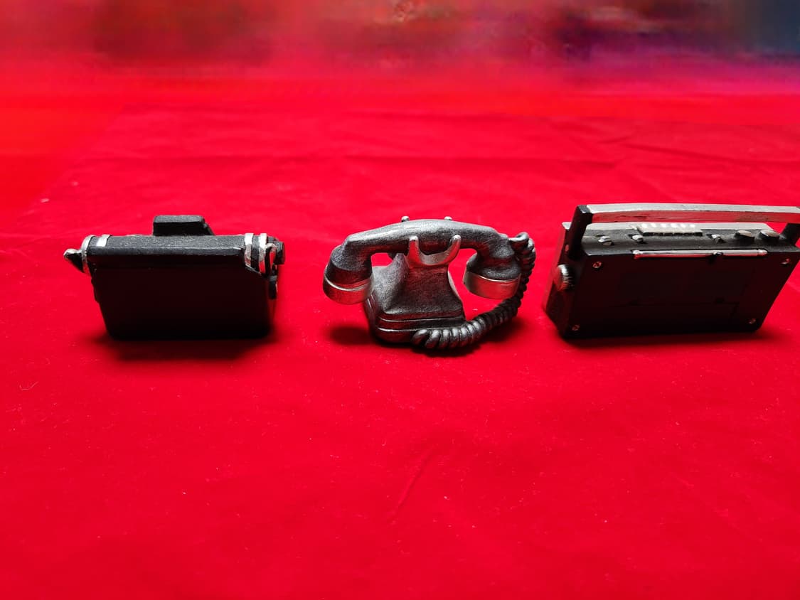 레트로 빈티지 소품 세트 (타자기/전화기/라디오) 상품이미지3