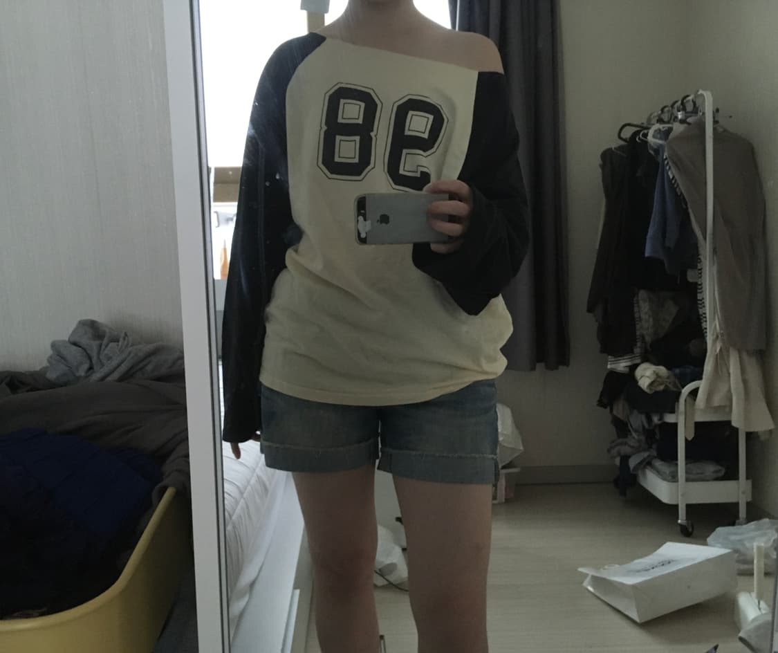 Beams heart denim shorts 상품이미지2
