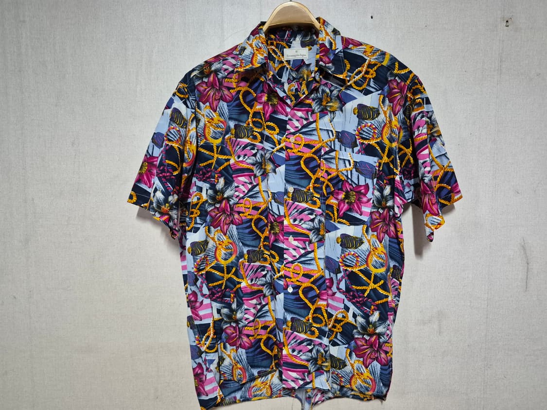 에르메네질도 제냐 하와이안 셔츠 (L) 상품이미지1