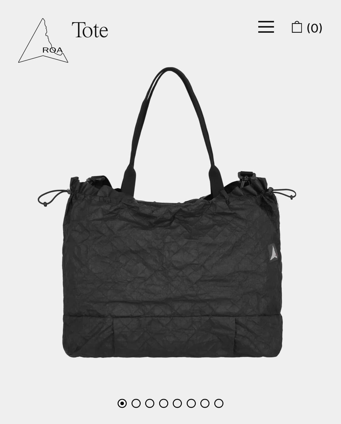 25ss 로아 하이킹 토트백 블랙 새상품 상품이미지3