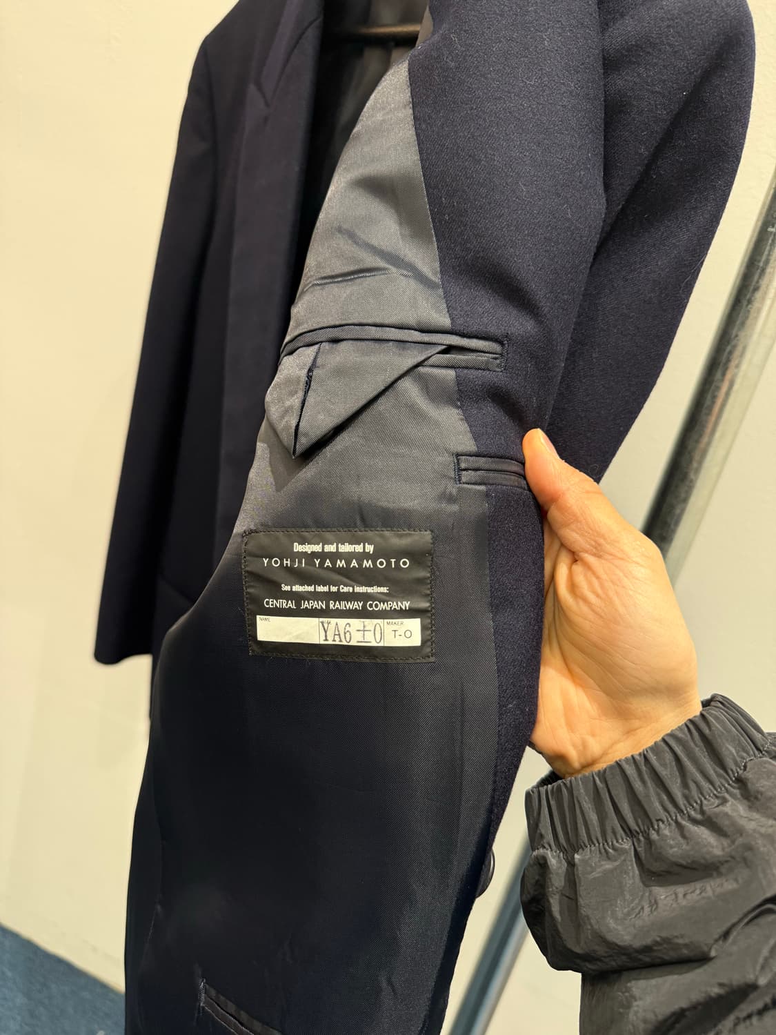 요지야마모토 더블 브레스티드 자켓 상품이미지3