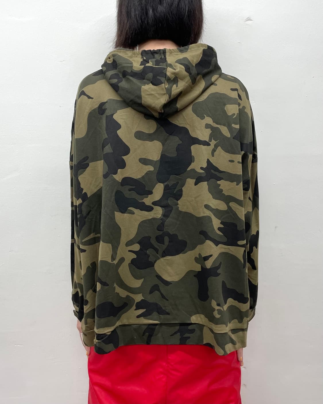 Oversized Hip Hop Camo Hoodie 상품이미지2