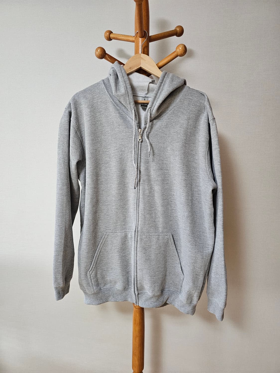 길단(GILDAN) 헤비블렌드 기모 후드 집업 - 그레이 2XL
 상품이미지2