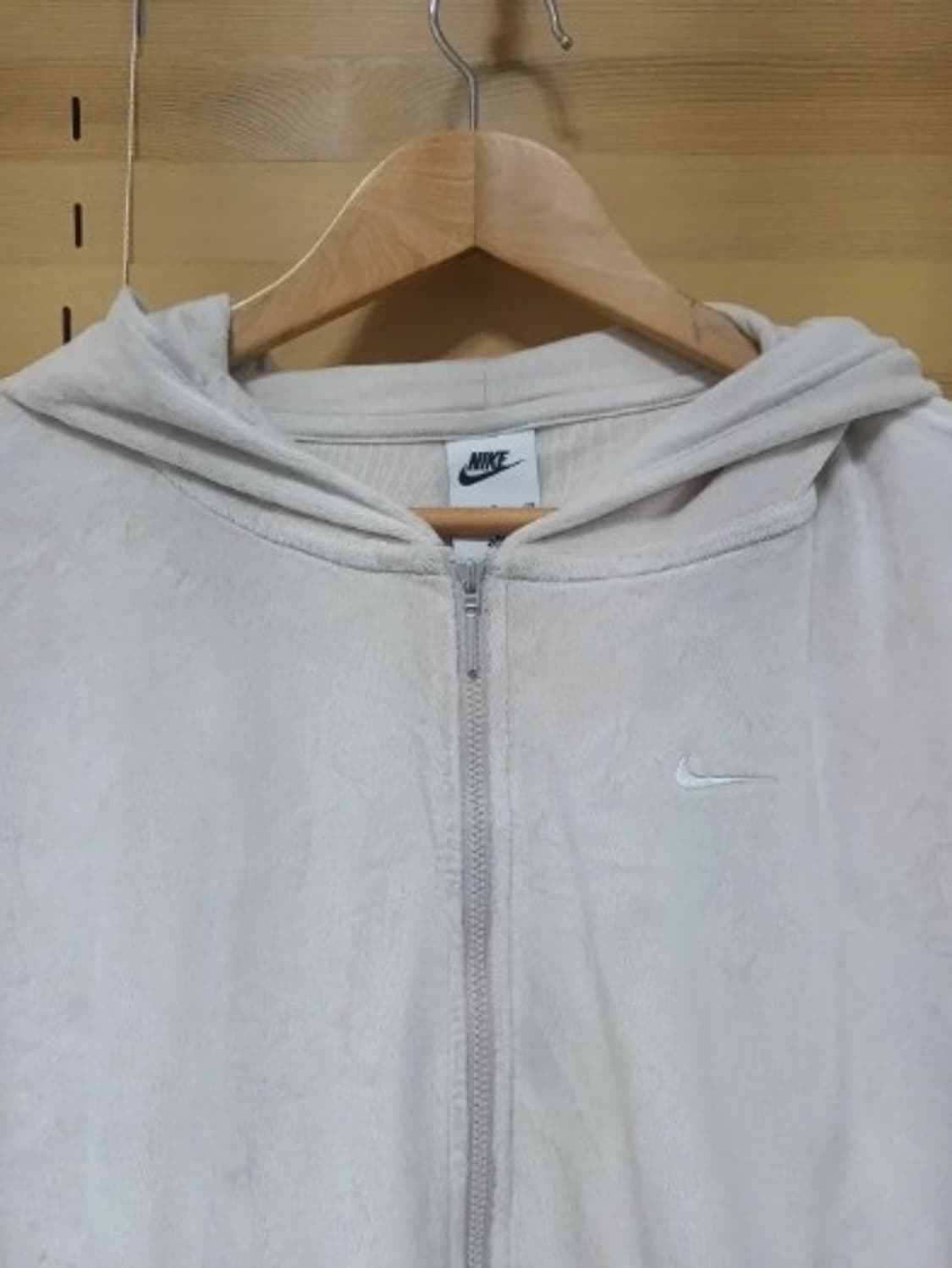 나이키 여성 간절기벨벳후드집업 S사이즈 상품이미지1