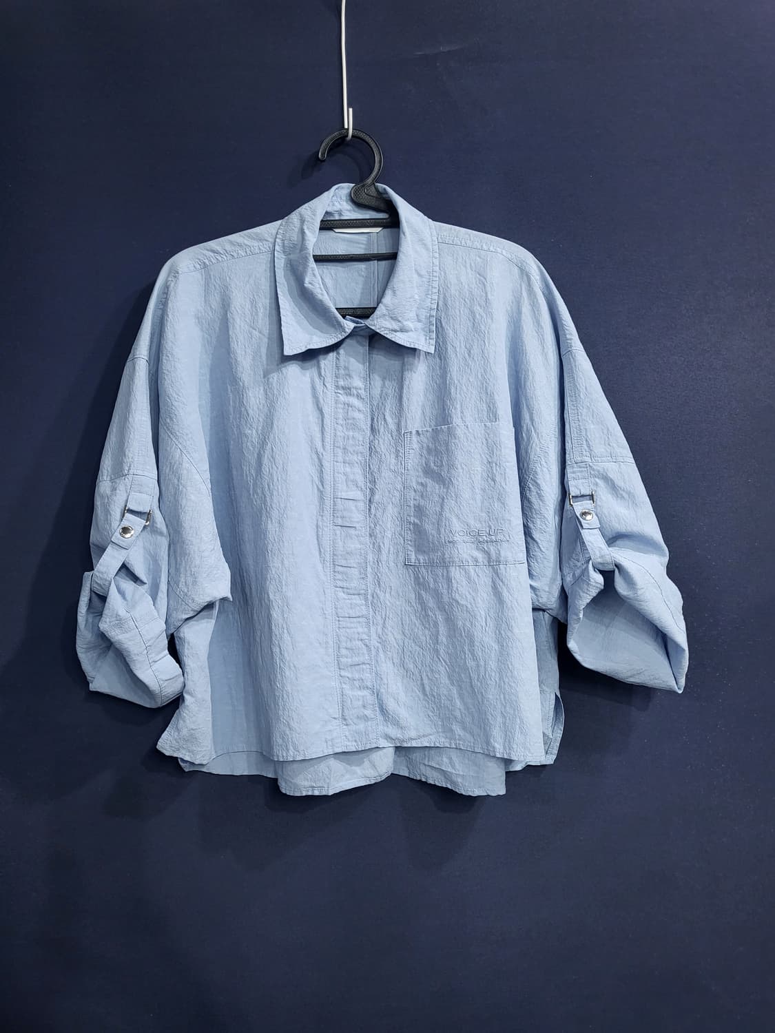 보브 오버핏 포케 셔츠 블라우스 상품이미지1