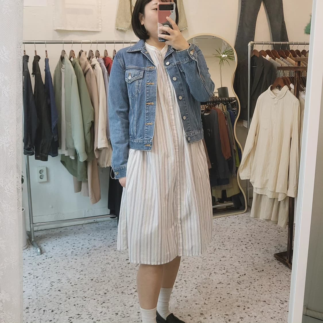 Moussy 중청 클래식 데님 자켓 상품이미지9