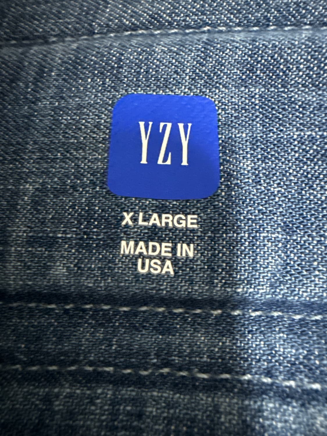 칸예 Yeezy Gap 모토 바이커 데님자켓 상품이미지5